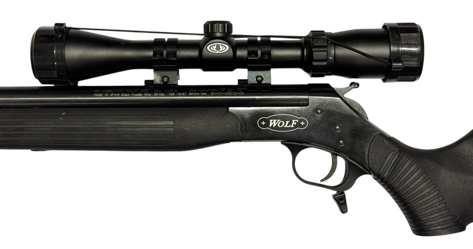 Excellent Spanish CVA Wolf Magnum .50 CAL Blackpowder Muzzleloader Rifle with Scope - 4