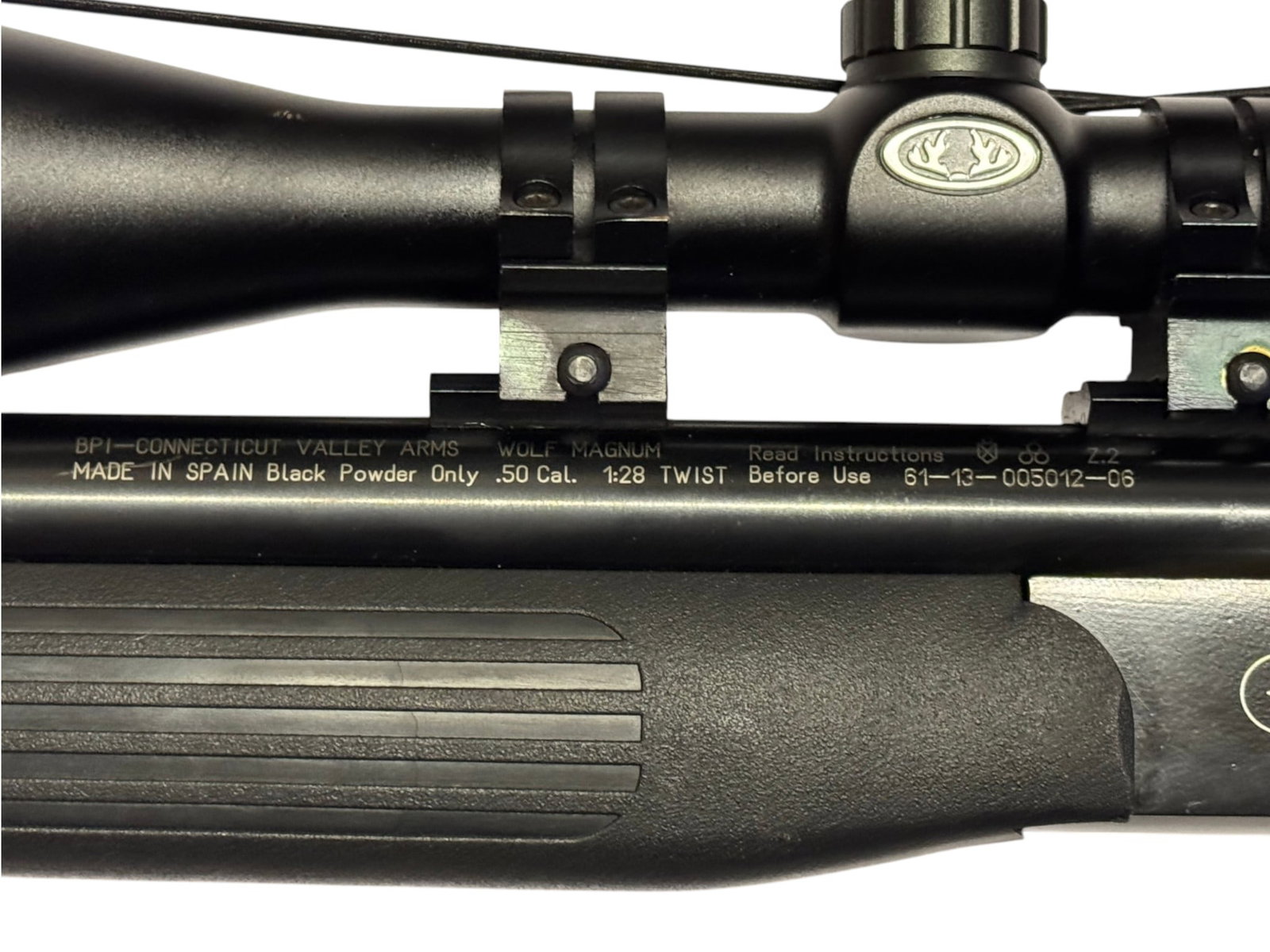 Excellent Spanish CVA Wolf Magnum .50 CAL Blackpowder Muzzleloader Rifle with Scope - 6
