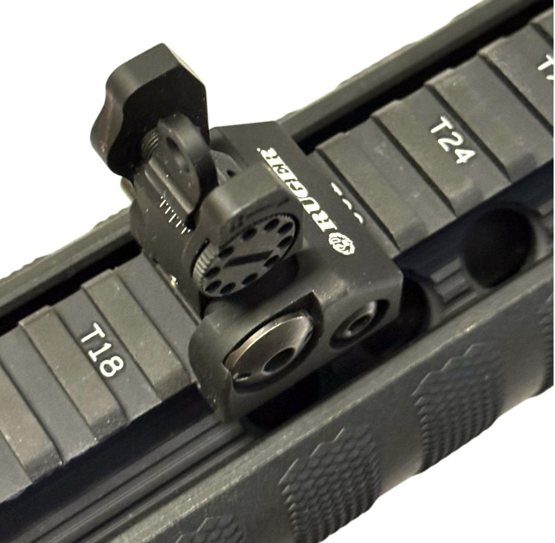 Excellent Ruger Model SR-556 Semi-Automatic 5.56mm Piston Driven AR-15 Rifle with Factory Case - 15