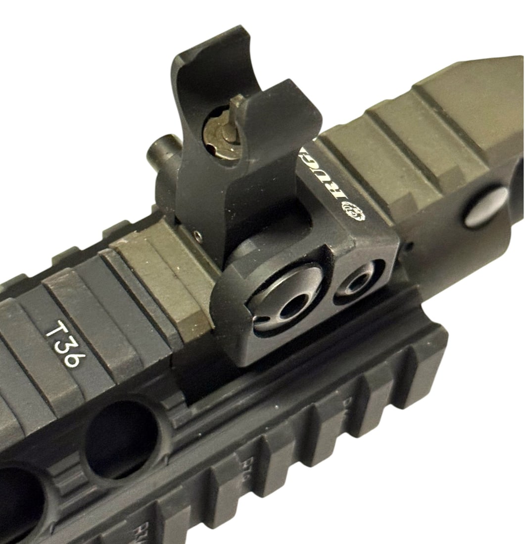 Excellent Ruger Model SR-556 Semi-Automatic 5.56mm Piston Driven AR-15 Rifle with Factory Case - 16