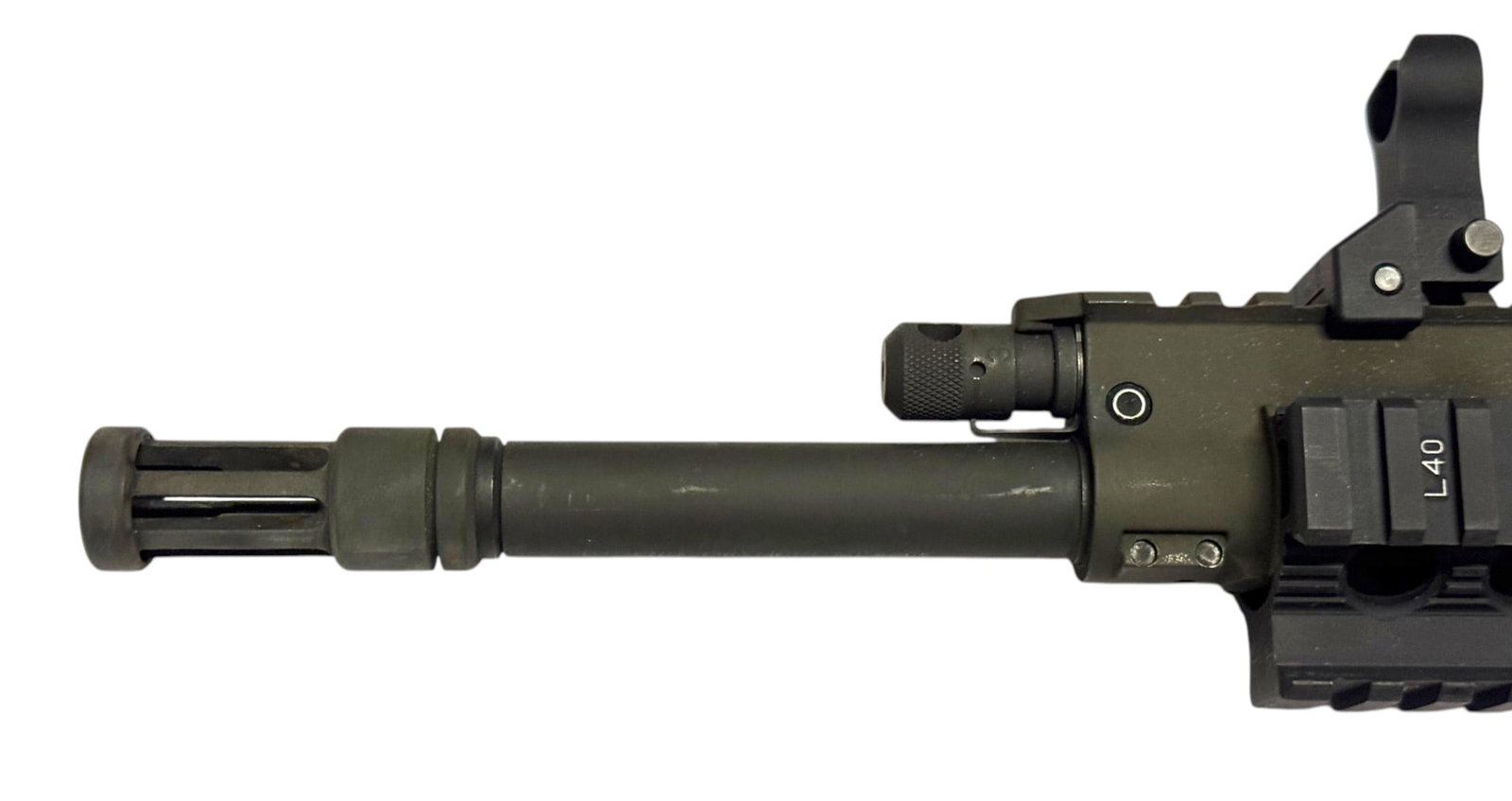 Excellent Ruger Model SR-556 Semi-Automatic 5.56mm Piston Driven AR-15 Rifle with Factory Case - 8