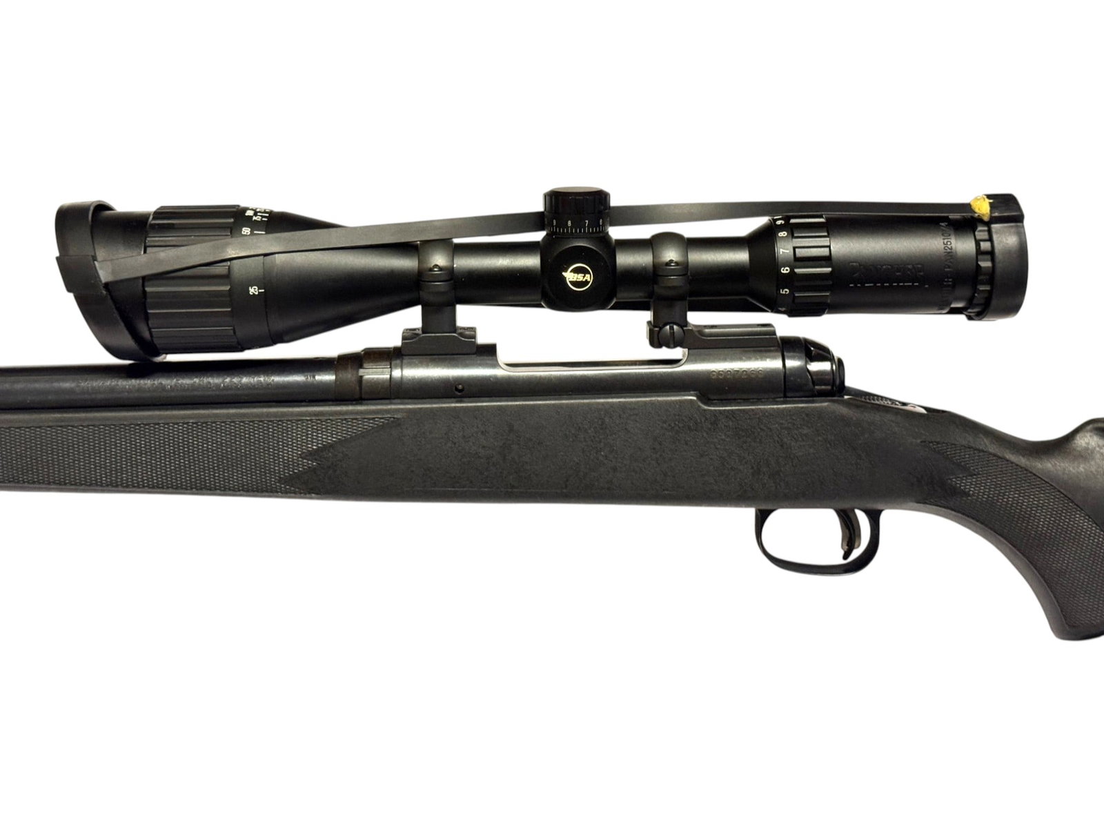 Excellent Savage Model 12 Heavy Barrel .223 REM Bolt Action Rifle with BSA Scope - 8