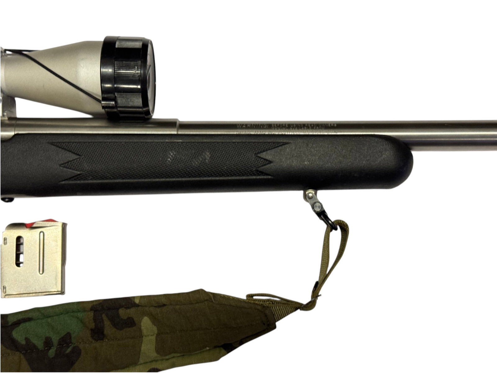 Excellent Savage Model 93R17 Heavy Stainless Barrel .17 HMR Bolt Action Rifle - 14