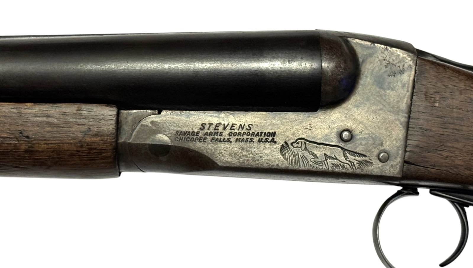 Stevens Model 5100 Double Barrel 12 GA. SXS Shotgun - 9