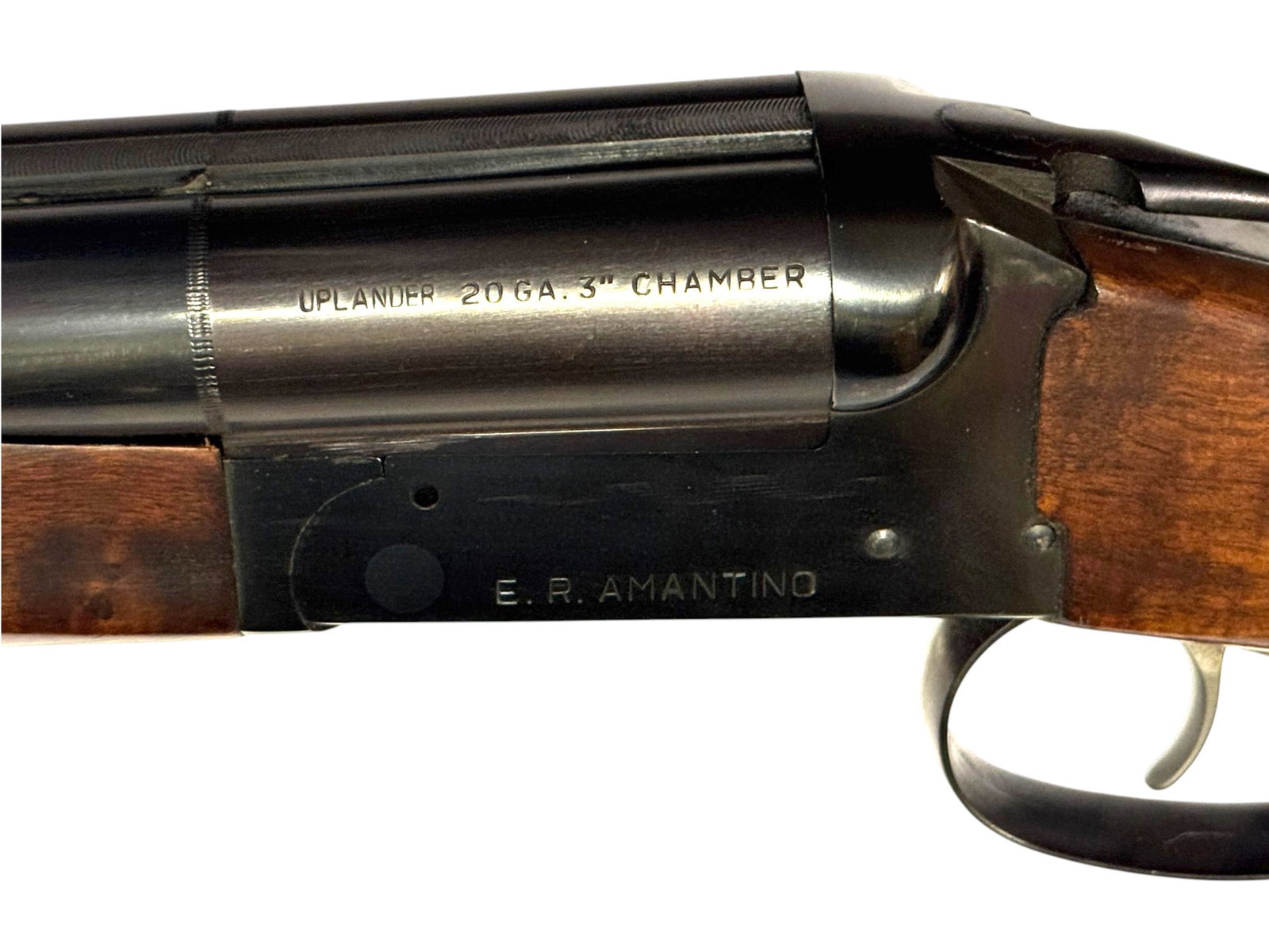 Excellent Brazilian E.R. Amantino Uplander 20 GA. SXS Double Barrel Shotgun - 19