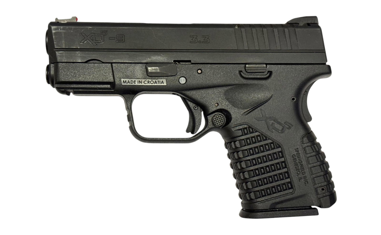 Excellent Springfield XD-S 9MM Semi-Automatic Pistol with (3) Magazines - 2