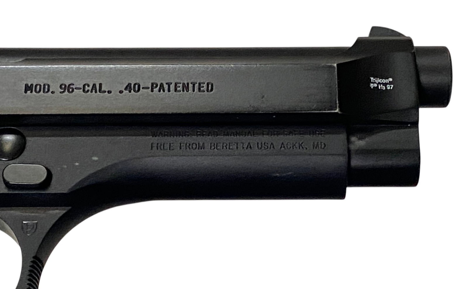 Excellent US Beretta Model 96 .40 S&W Semi-Automatic Pistol in Box - 6