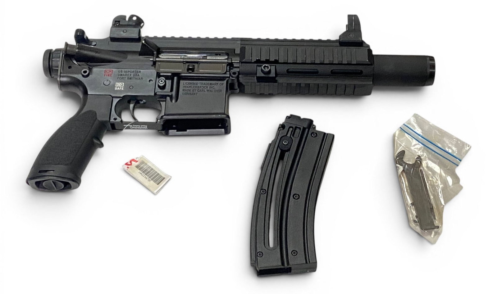 Excellent 2012 Heckler & Koch HK416 .22 LR Semi-Automatic Pistol in Box - 3
