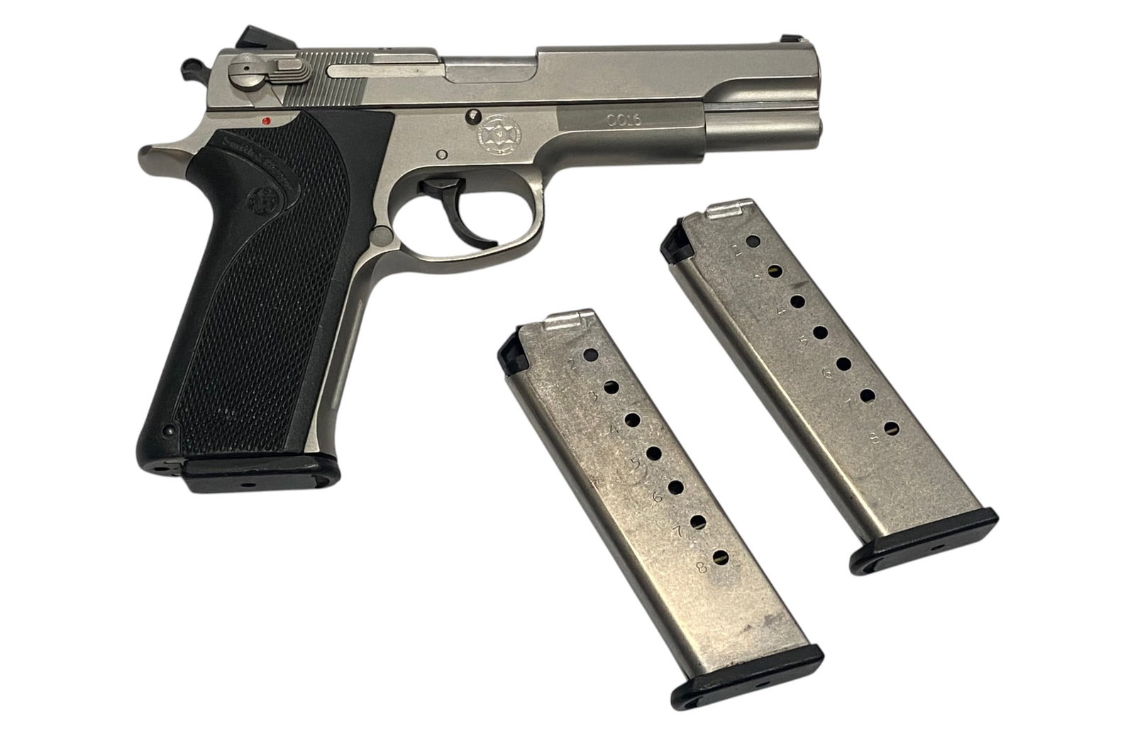 Excellent 1989 Yuma County, AZ Police Smith & Wesson Model 4506 .45 ACP Semi-Automatic Pistol in ... - 2