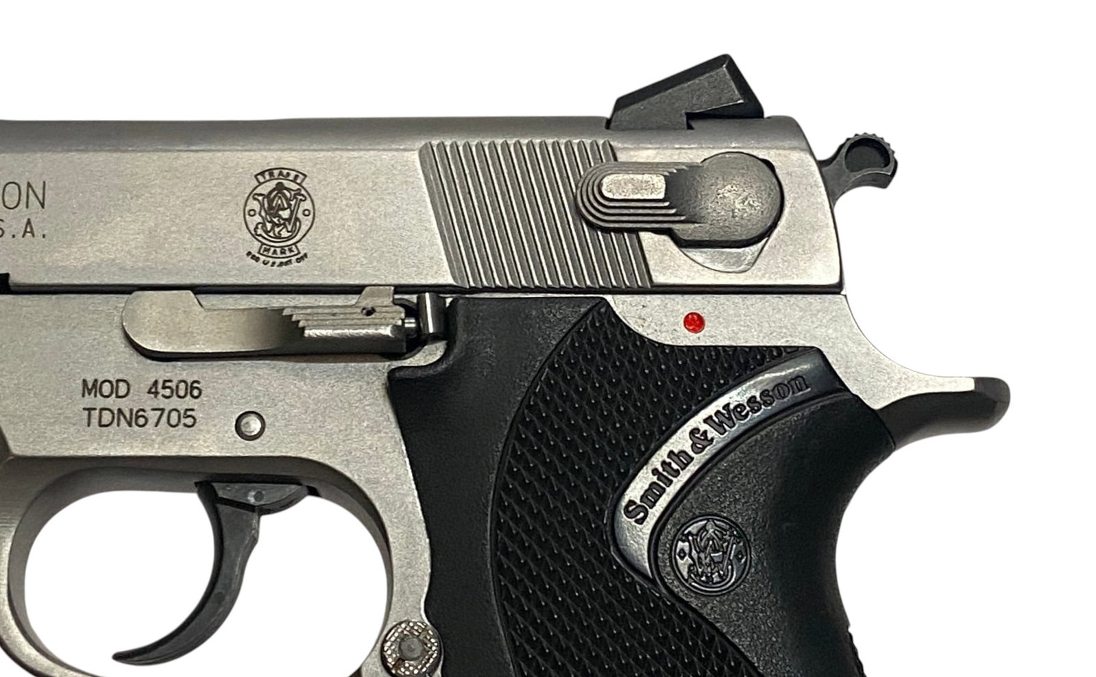 Excellent 1989 Yuma County, AZ Police Smith & Wesson Model 4506 .45 ACP Semi-Automatic Pistol in ... - 8