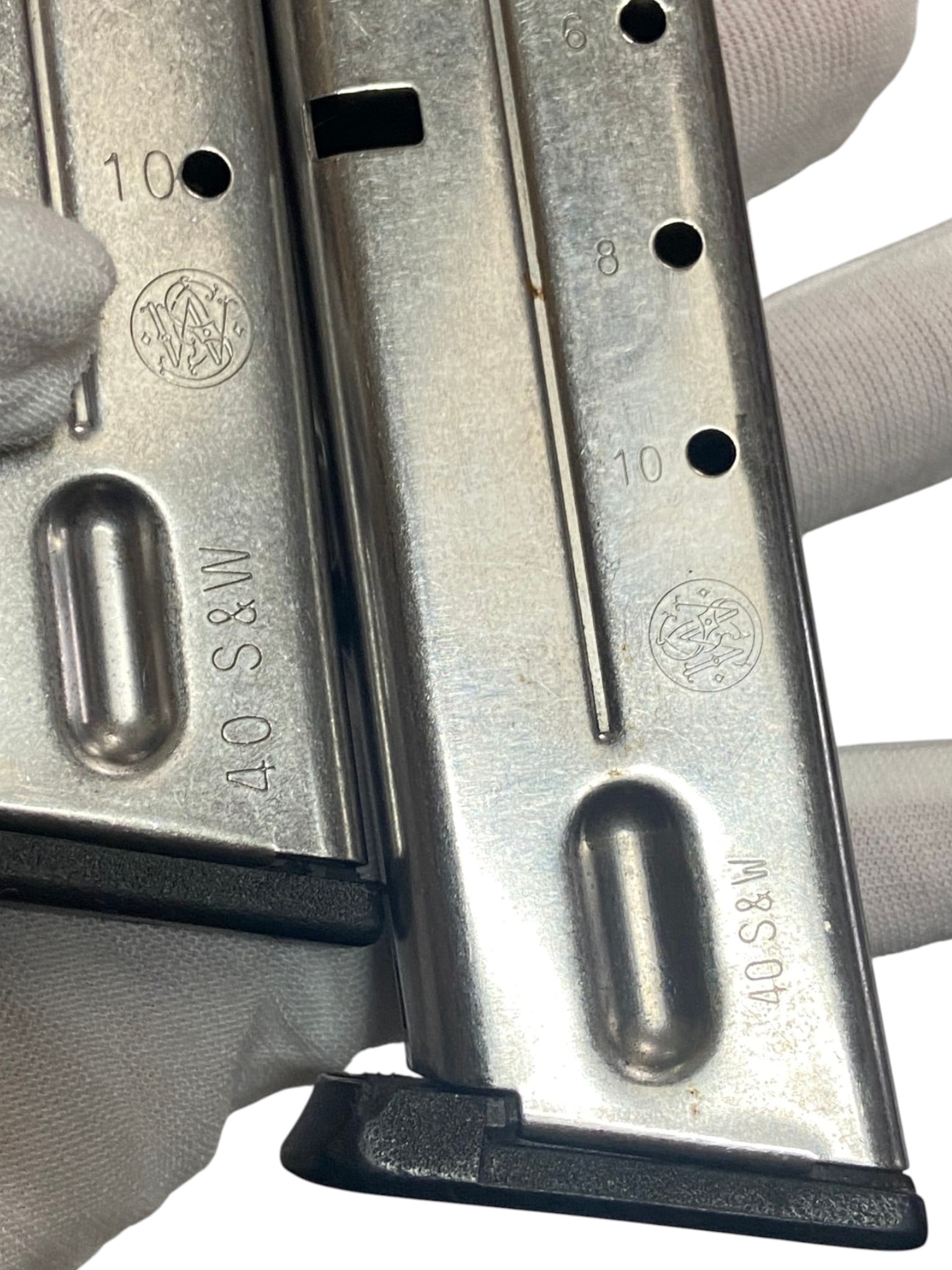 Excellent 1990s Police Marked Smith & Wesson Model 4006 .40 S&W Semi-Automatic Pistol - 12