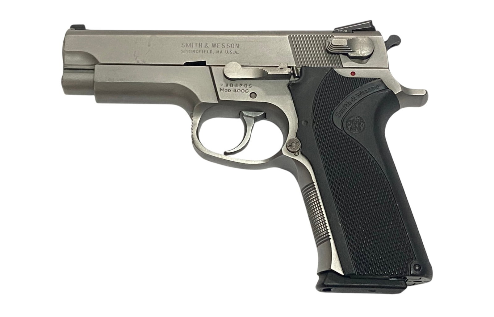 Excellent 1990s Police Marked Smith & Wesson Model 4006 .40 S&W Semi-Automatic Pistol - 2