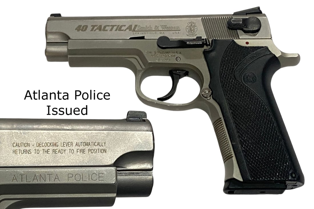 1999 Atlanta Police Smith & Wesson Tactical Model 4003TSW Semi-Automatic .40 S&W Pistol