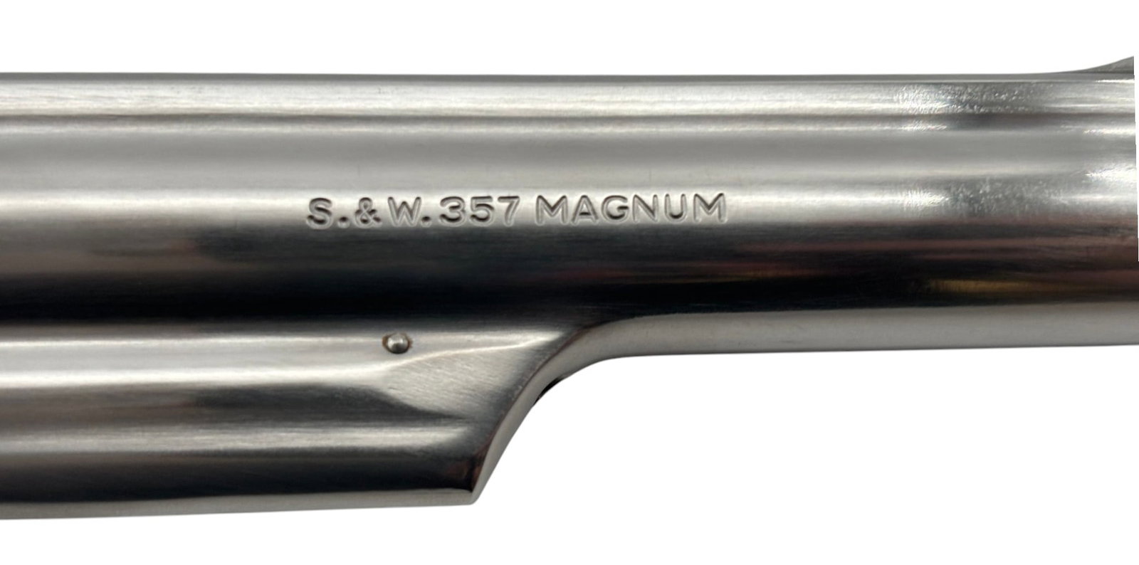 Excellent 1982 Smith & Wesson Model 66-2 Stainless 6" .357 COMBAT MAGNUM 3T Revolver - 3