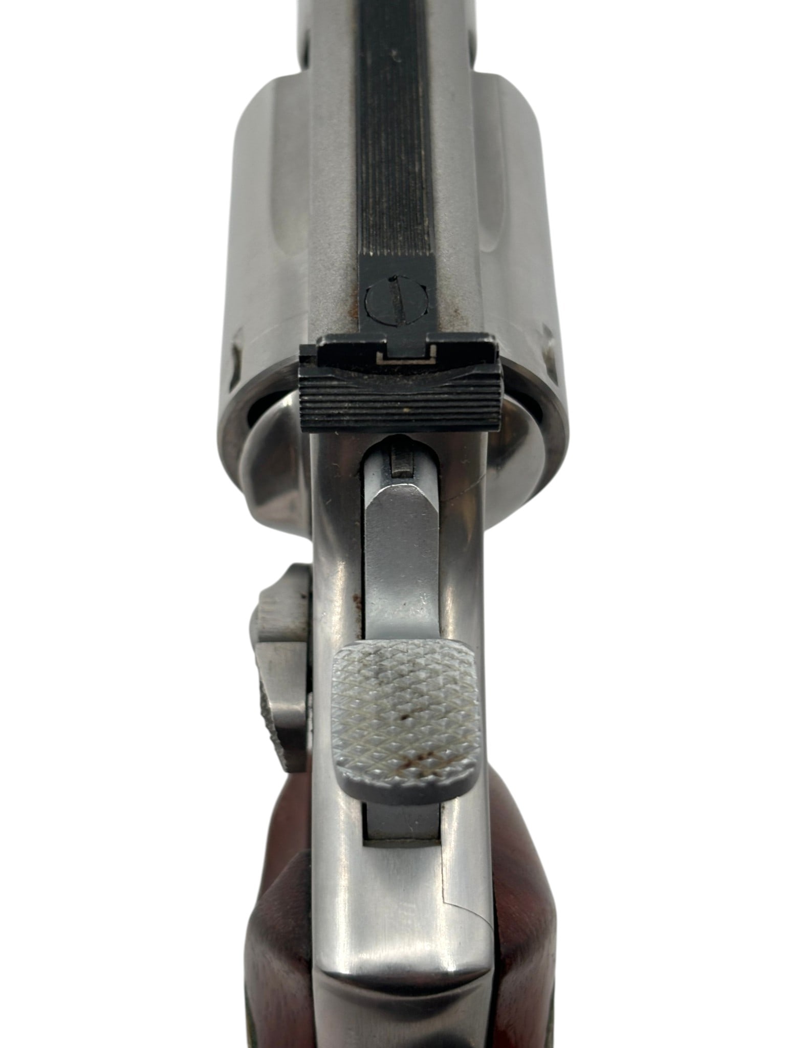 Excellent 1982 Smith & Wesson Model 66-2 Stainless 6" .357 COMBAT MAGNUM 3T Revolver - 6