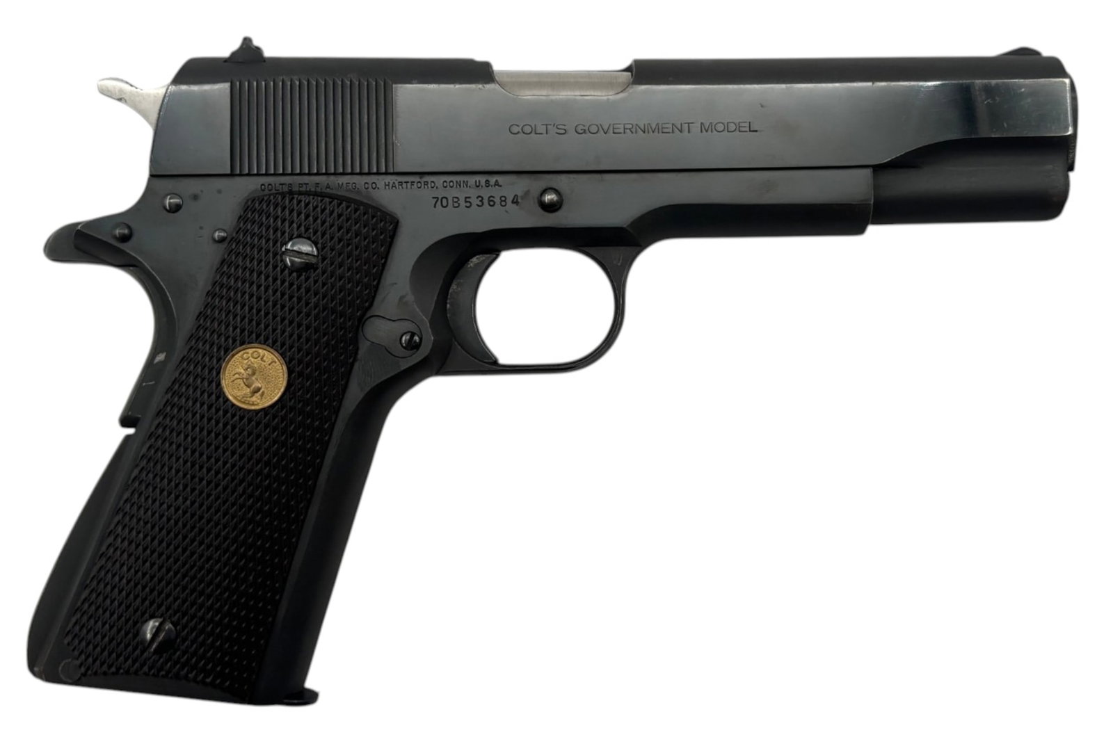 Excellent 1983 Colt 1911 MK IV/Series 70 Government Model .45 ACP Semi-Automatic Pistol - 2