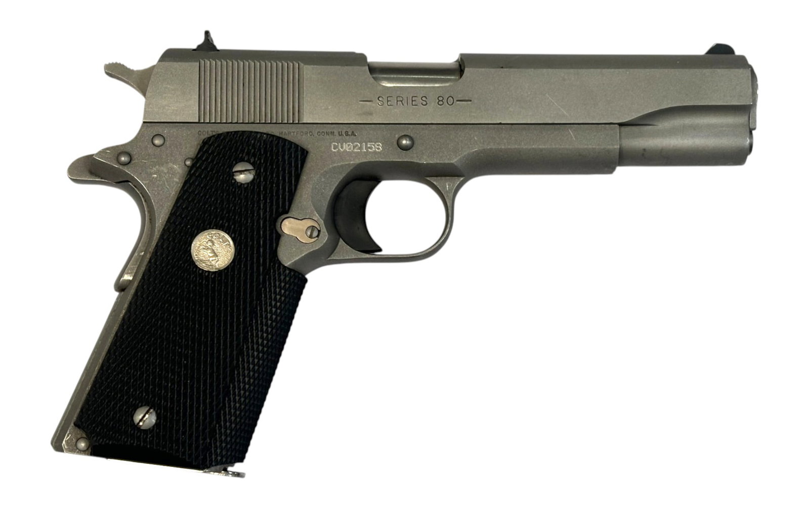 1996 Colt M1991A1 Stainless Series 80 .45 ACP Semi-Automatic Pistol - 2