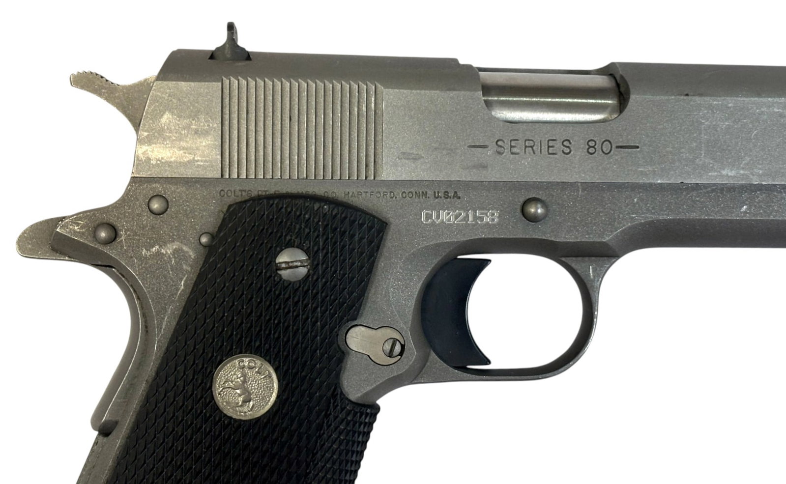 1996 Colt M1991A1 Stainless Series 80 .45 ACP Semi-Automatic Pistol - 3