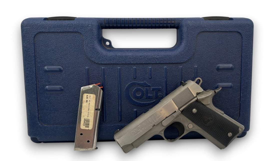 NIB 1998 Colt M1991A1 Compact Stainless .45 ACP Semi-Automatic Pistol in Original Box