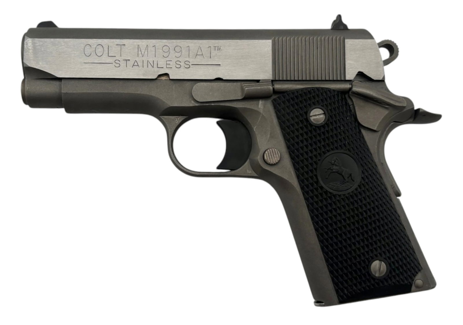 NIB 1998 Colt M1991A1 Compact Stainless .45 ACP Semi-Automatic Pistol in Original Box - 2