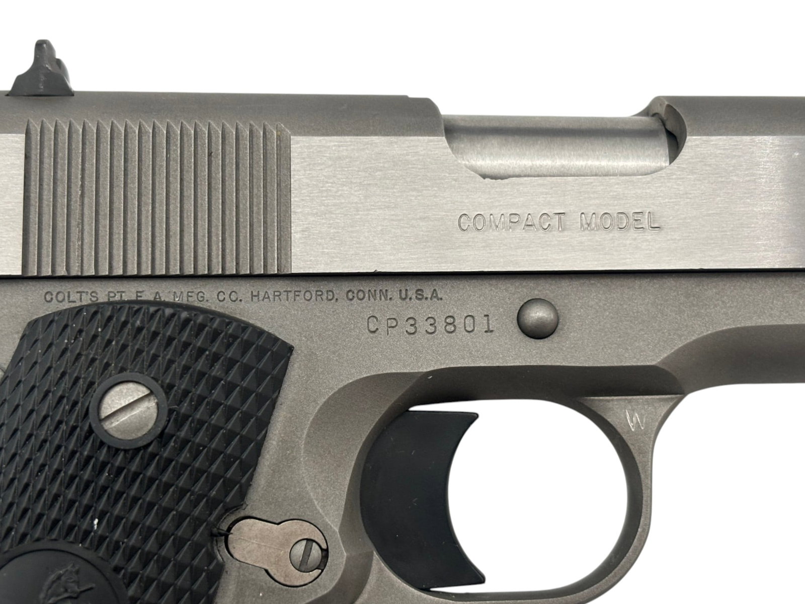 NIB 1998 Colt M1991A1 Compact Stainless .45 ACP Semi-Automatic Pistol in Original Box - 4