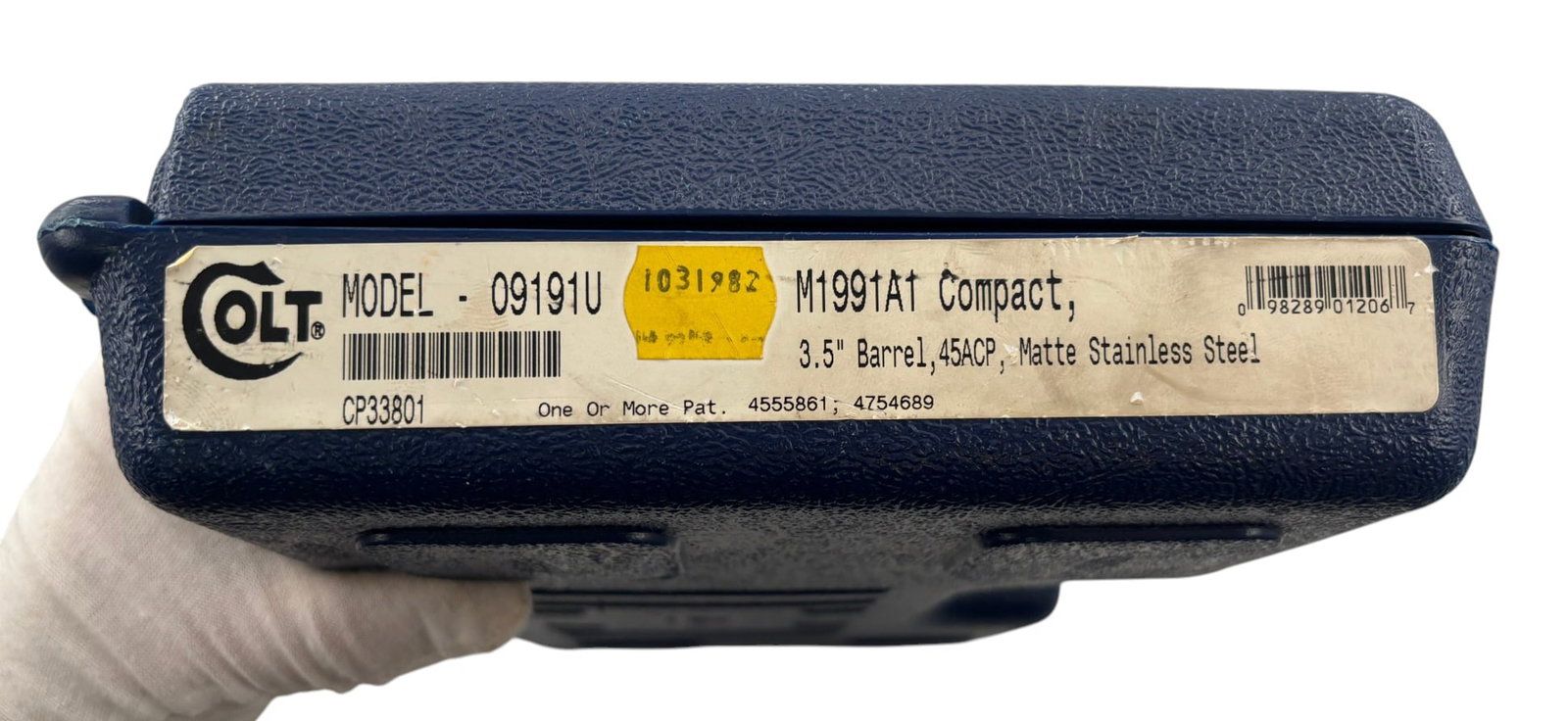 NIB 1998 Colt M1991A1 Compact Stainless .45 ACP Semi-Automatic Pistol in Original Box - 7