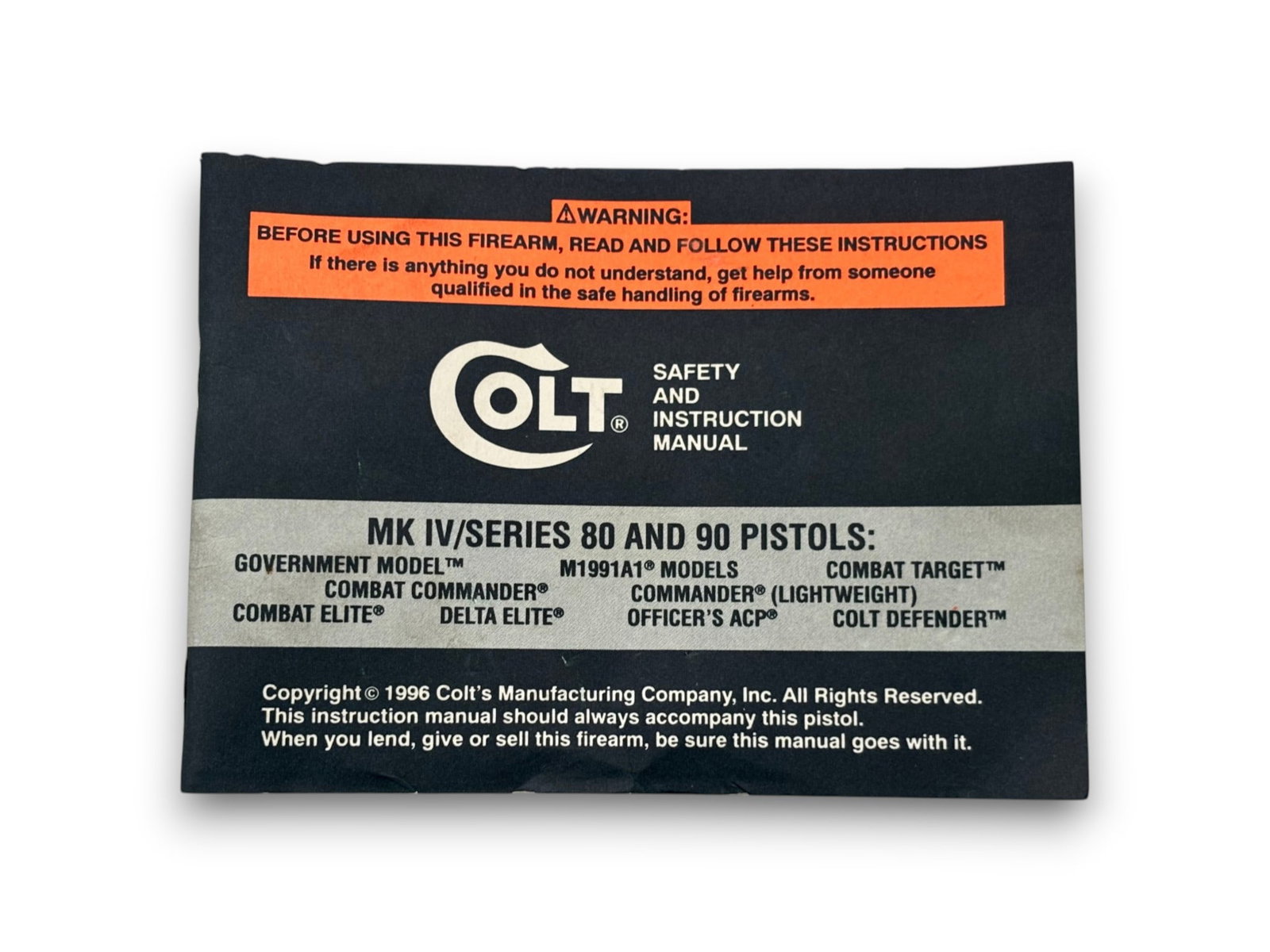 NIB 1998 Colt M1991A1 Compact Stainless .45 ACP Semi-Automatic Pistol in Original Box - 8