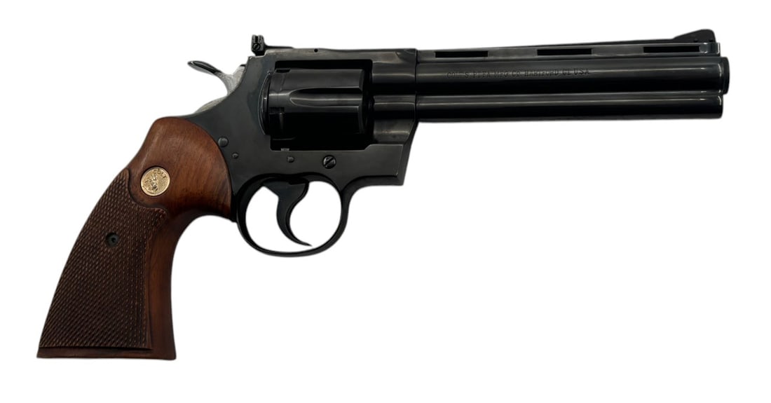 Excellent 1970 Colt Python 6" Blued .357 MAGNUM Revolver - 2