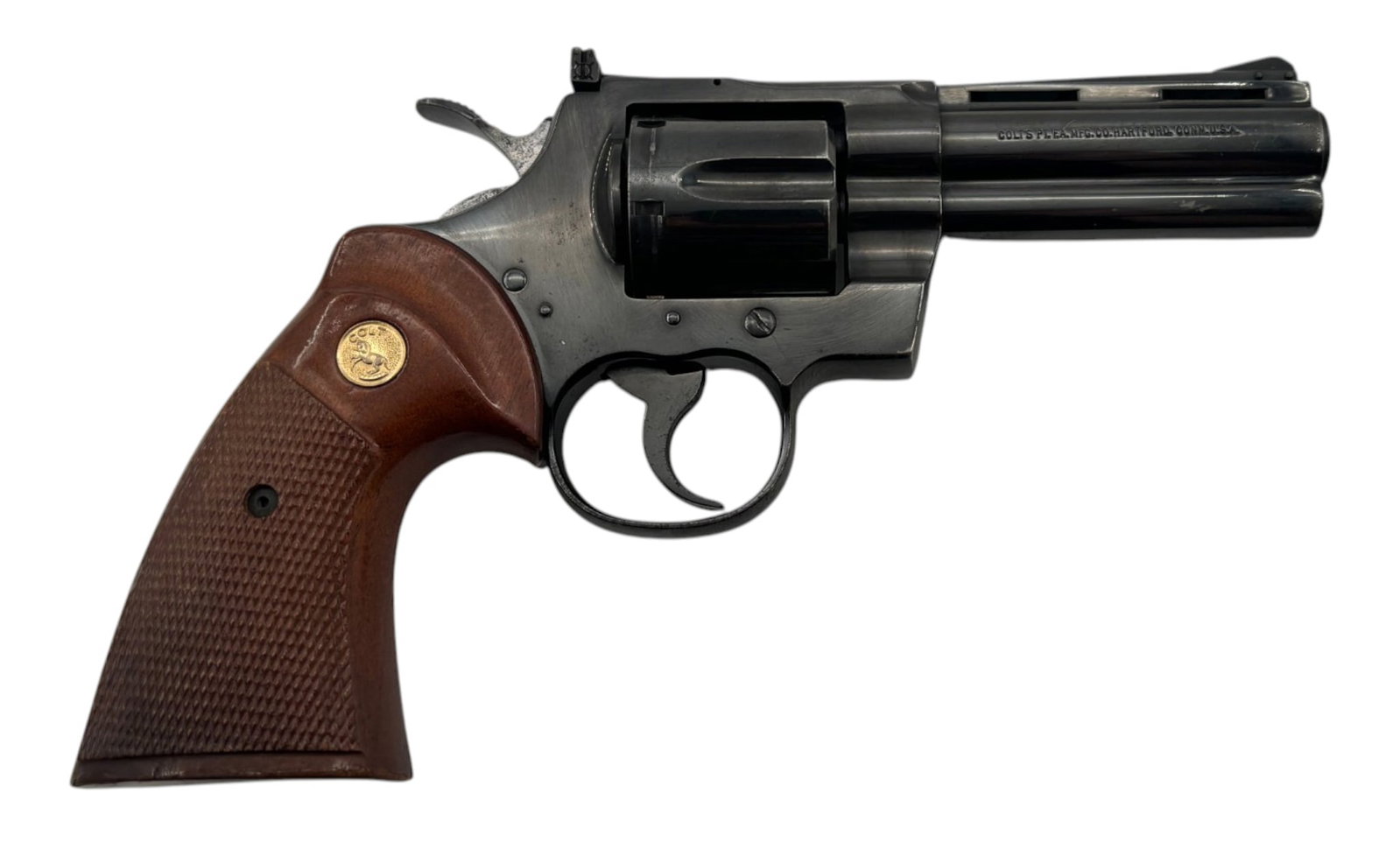 1975 Colt Python 4" Blued .357 MAGNUM Revolver - 2