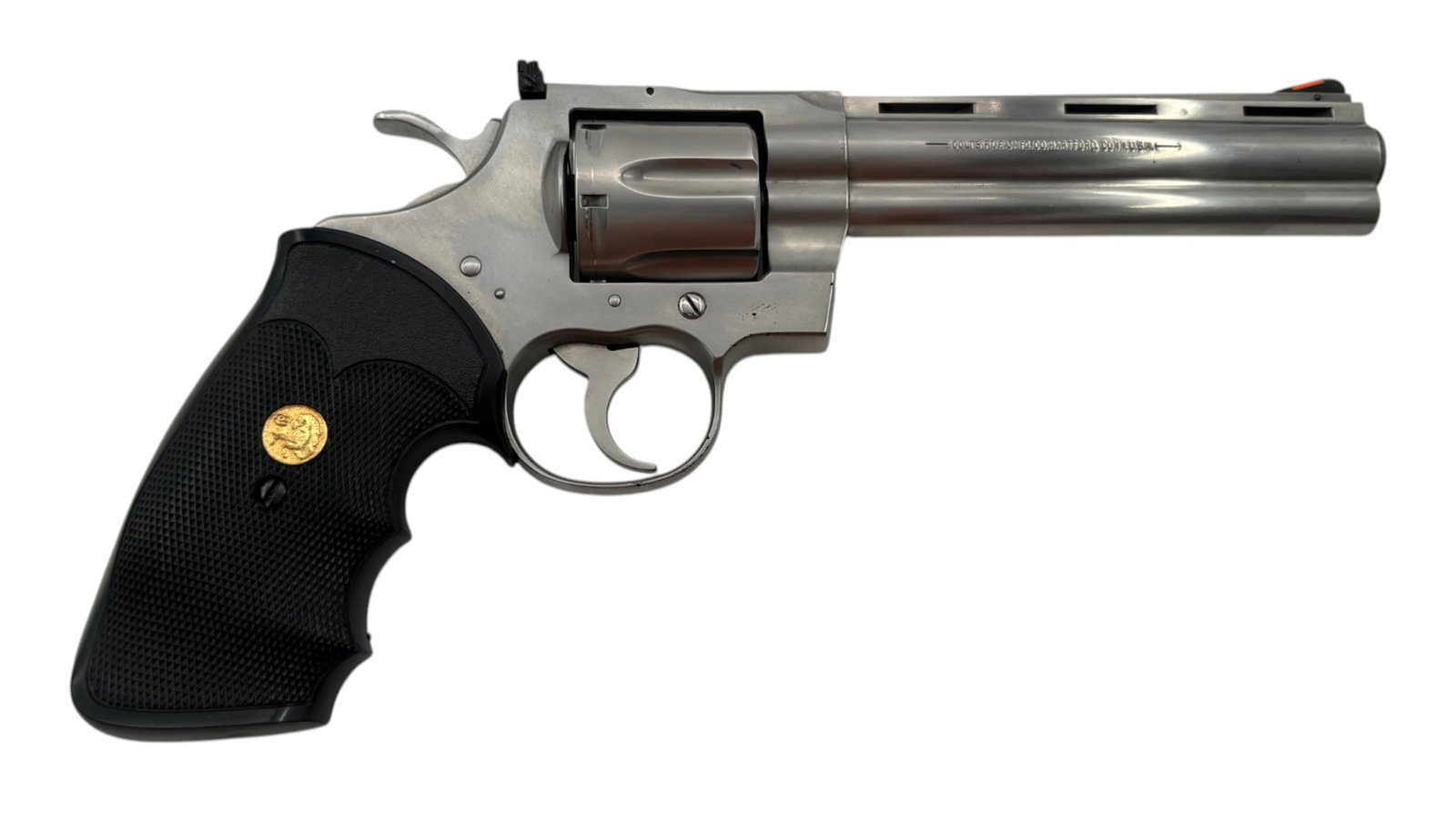 Excellent 1991 Colt Python 6" Stainless .357 MAGNUM Revolver - 2