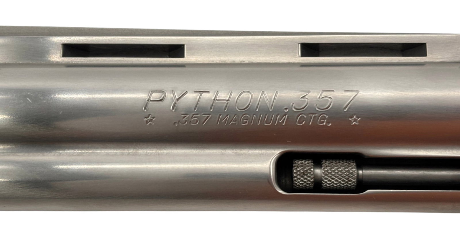 Excellent 1991 Colt Python 6" Stainless .357 MAGNUM Revolver - 5