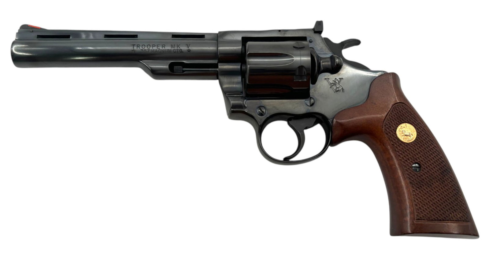 Excellent 1985 Colt Trooper MK V 6" Blued .357 MAGNUM Revolver