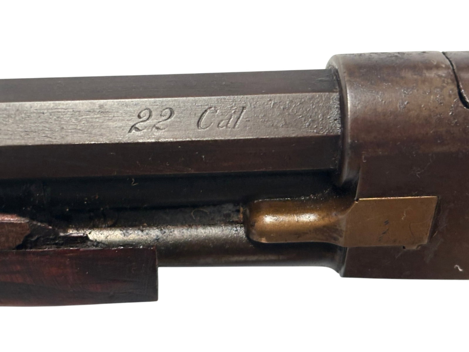 Antique EARLY 1st Year 3-DIGIT 1887 Engraved Colt Lightning Small Frame .22 SHORT Pump Action Rifle - 3