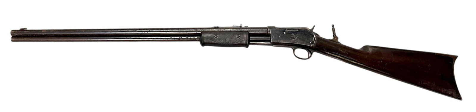 Antique Early 1886 Colt Lightning Medium Frame .32 CAL Pump Action Rifle w/ Lyman No. 1 Tang Sight - 3