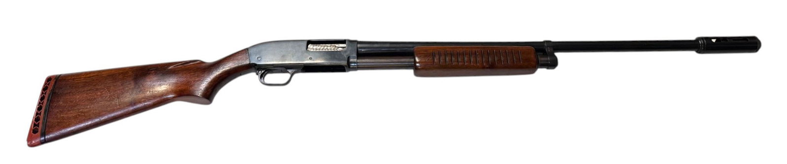 High Standard / J.C. Higgins Sears Roebuck Model 20 Pump Action 12 GA. Shotgun - 2