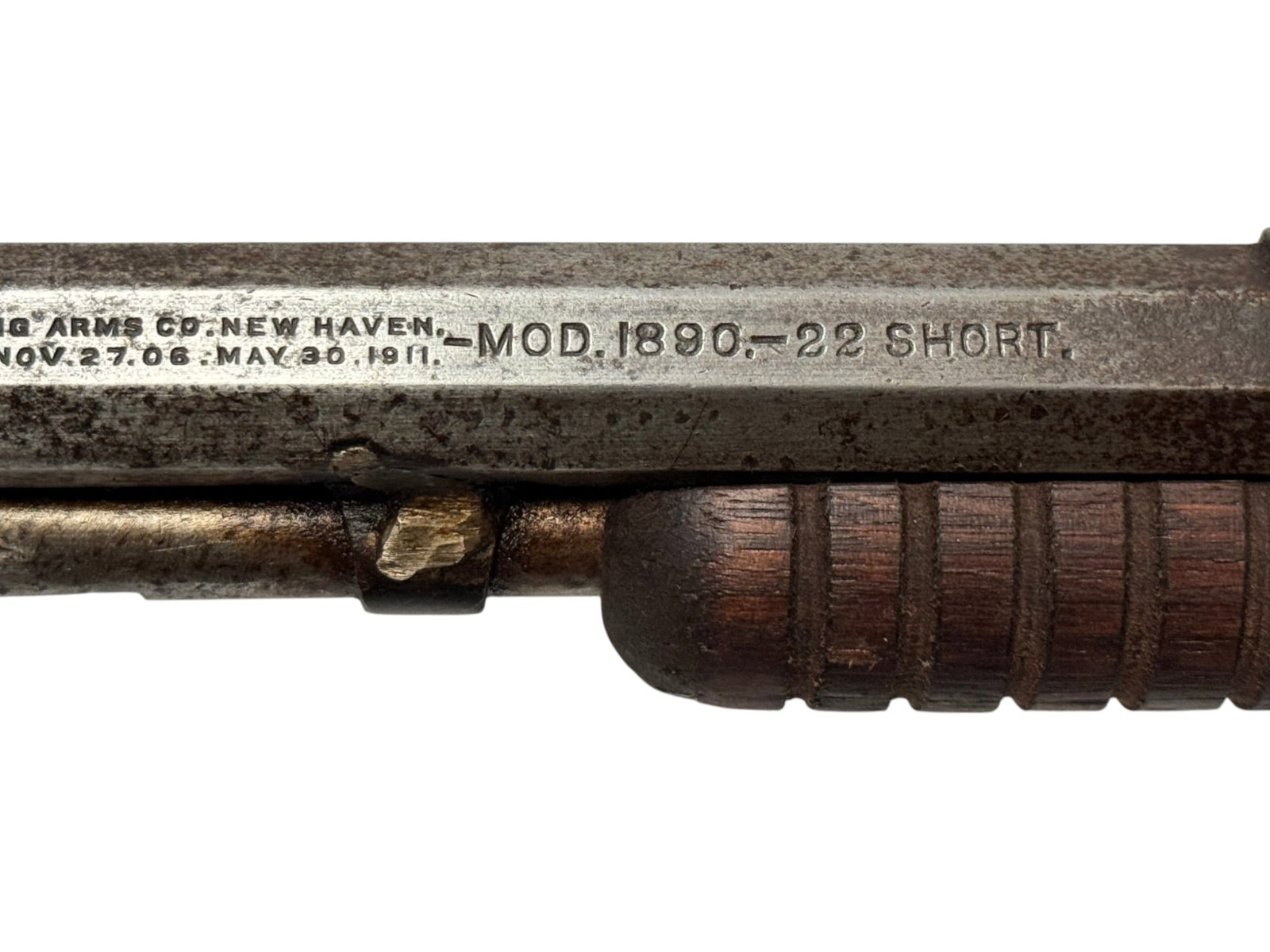1919 Winchester Model 1890 Slide Action .22 SHORT Fixed Frame Rifle - 4