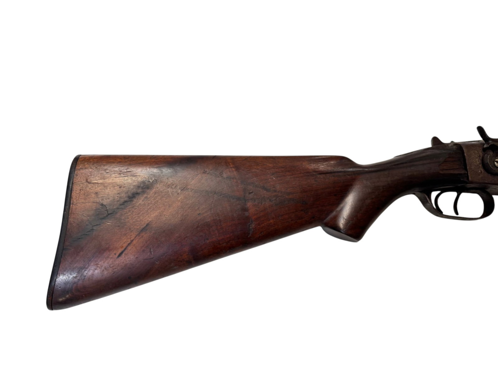 Early 1900s J. Stevens Model 225 Break Action 12 GA. SXS Double Barrel Shotgun - 7