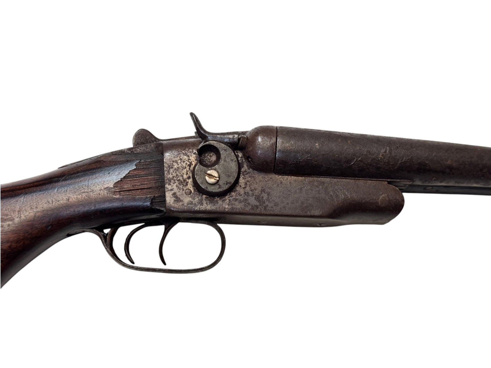 Early 1900s J. Stevens Model 225 Break Action 12 GA. SXS Double Barrel Shotgun - 8