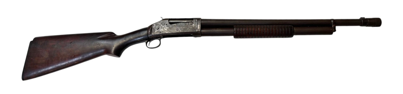 1919 Winchester Model 1897 Pump Action 20" Solid Frame 12 GA. Slamfire Shotgun - 2