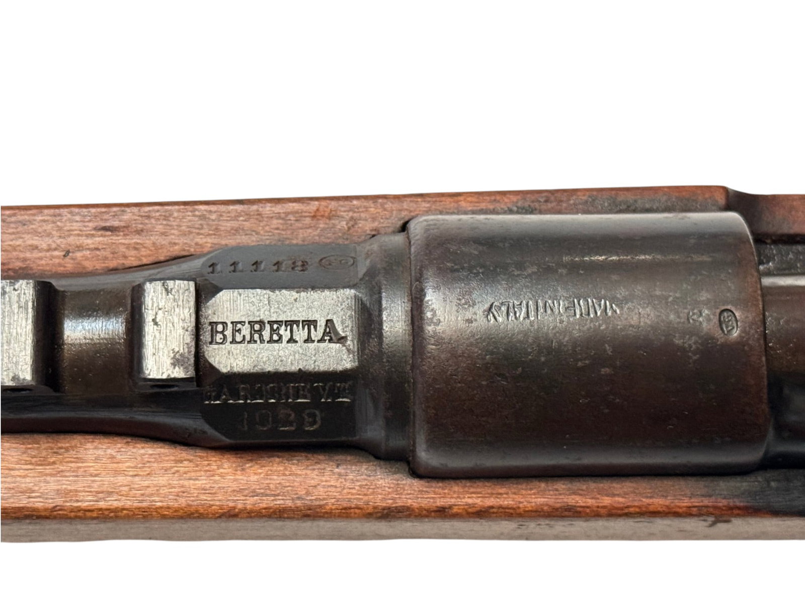 Pre-WWII Italian Military 1929 Beretta Model 98/28TS Carbine 6.5x52mm CARCANO Rifle - 4