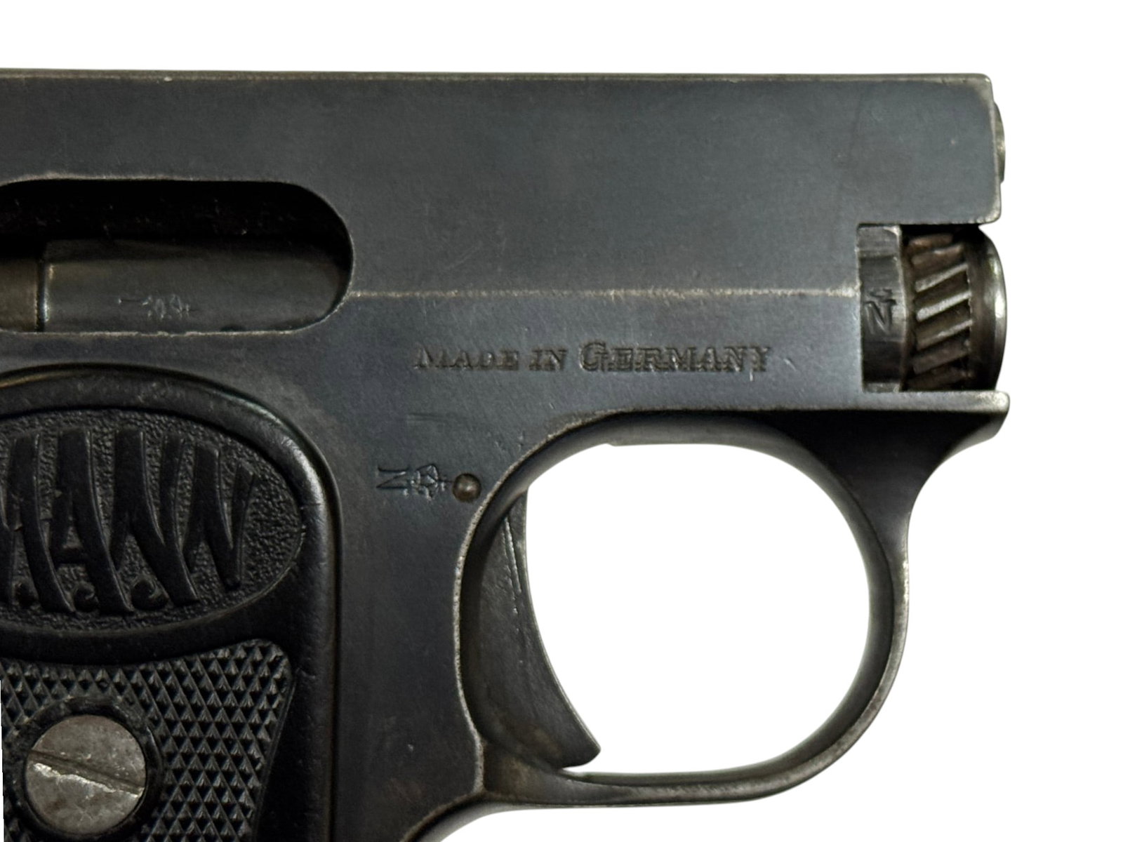 RARE Excellent 1921 German Fritz Mann 6.35mm Semi-Automatic Vest Pocket Pistol - 10