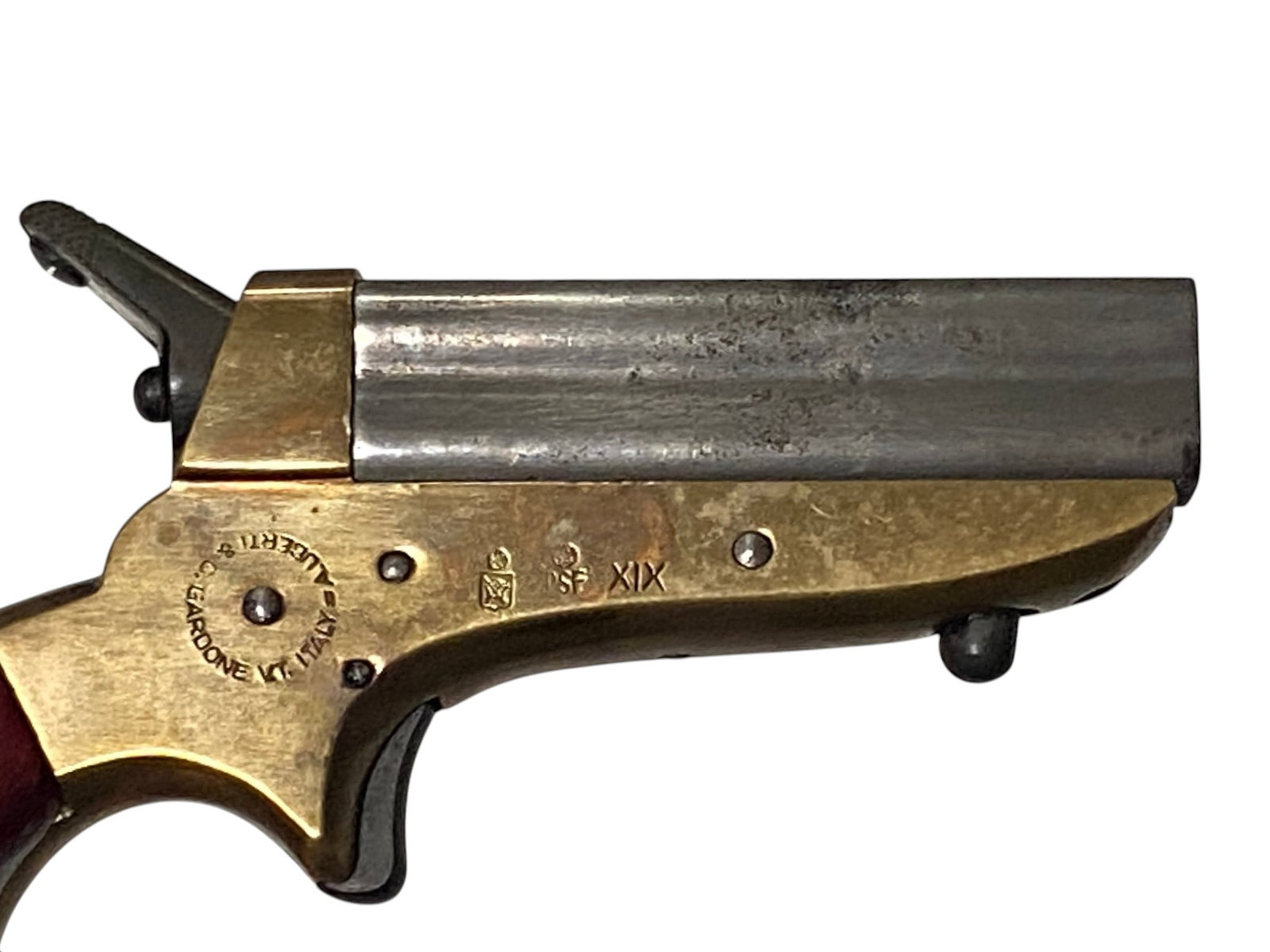 Excellent Italian Uberti Navy Arms .22LR Derringer Pistol - 4