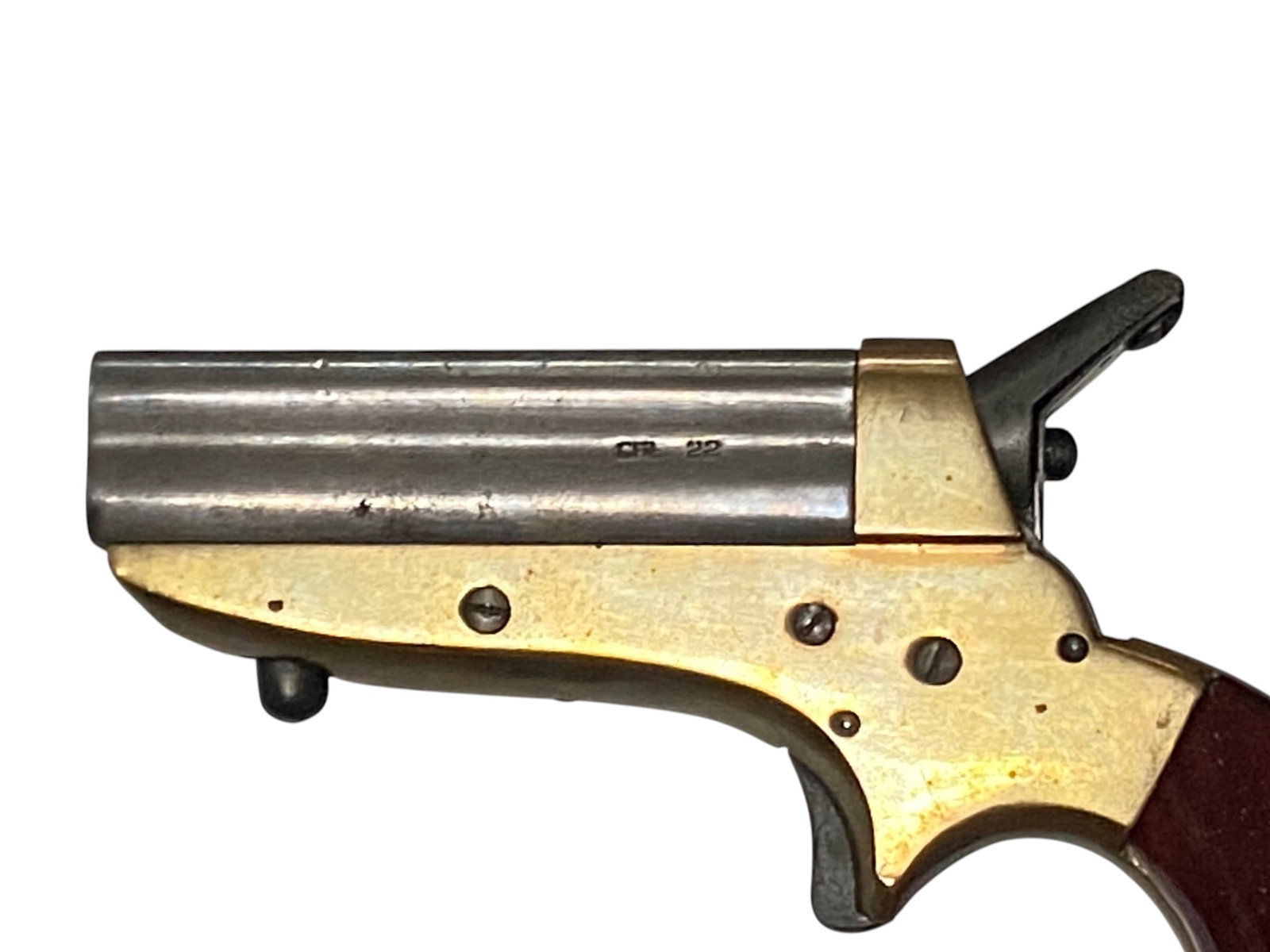 Excellent Italian Uberti Navy Arms .22LR Derringer Pistol - 5