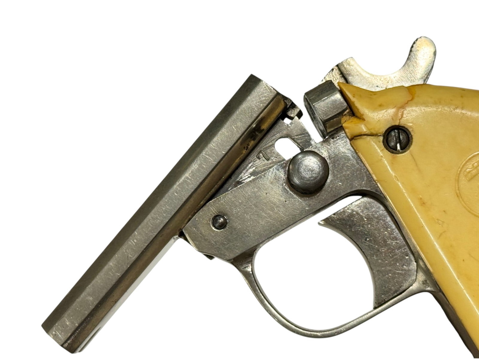 Brazillian Castelo “Garrucha” .22 S-L-LR Double Barrel SXS Derringer Pistol - 8