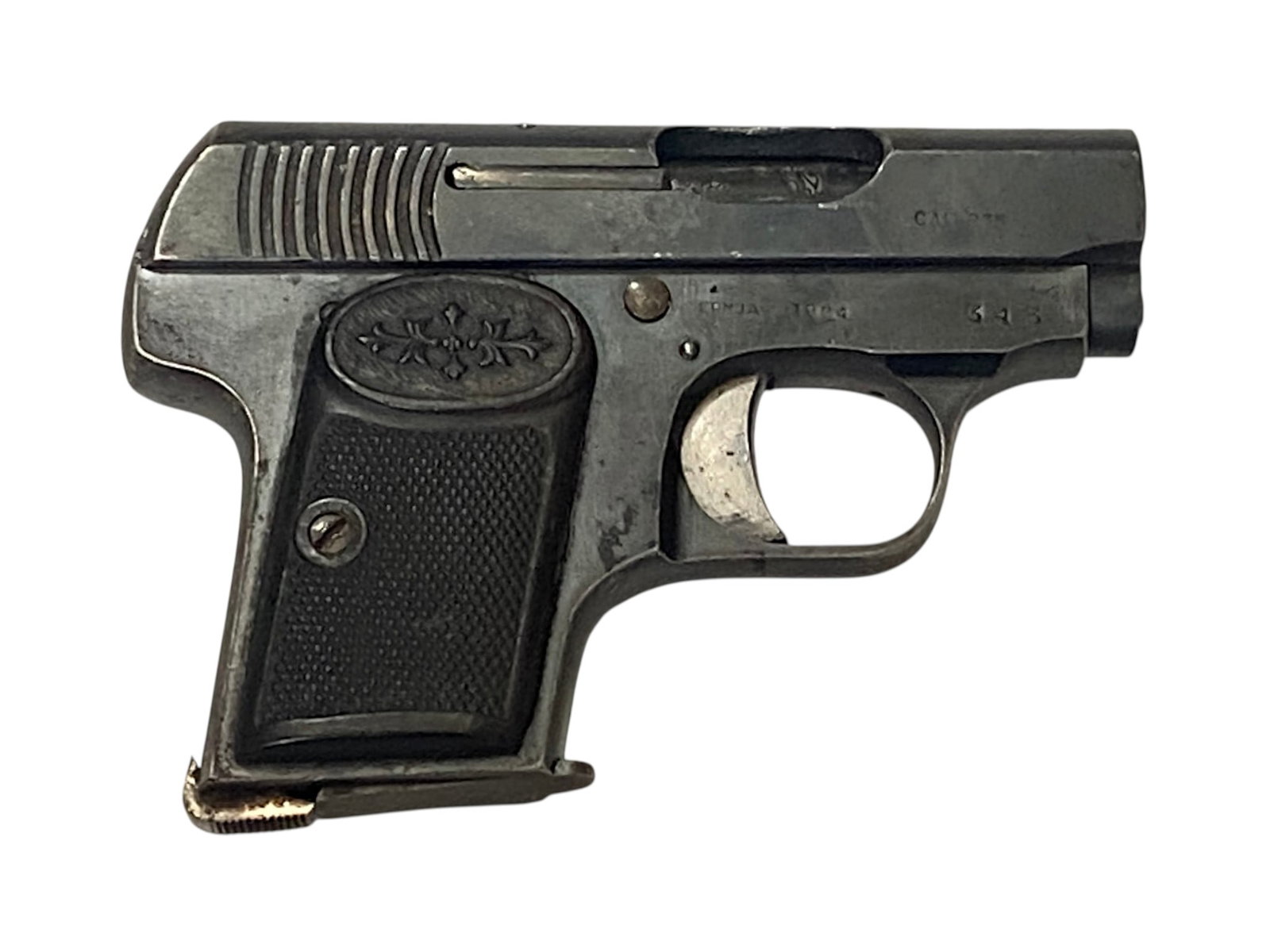 1924 Spanish Ermua 6.35 MM Semi-Automatic Pocket Pistol - 2