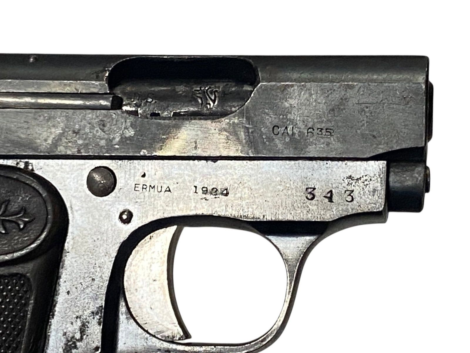 1924 Spanish Ermua 6.35 MM Semi-Automatic Pocket Pistol - 4