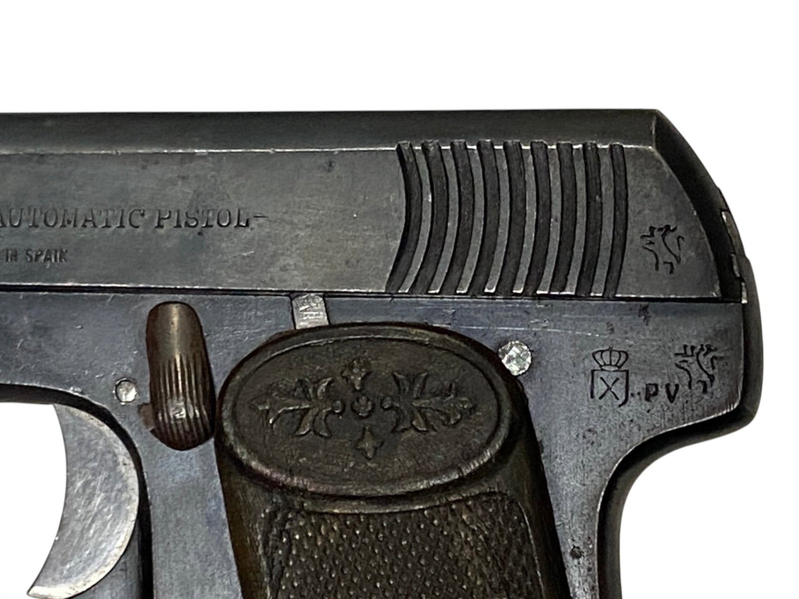 1924 Spanish Ermua 6.35 MM Semi-Automatic Pocket Pistol - 6