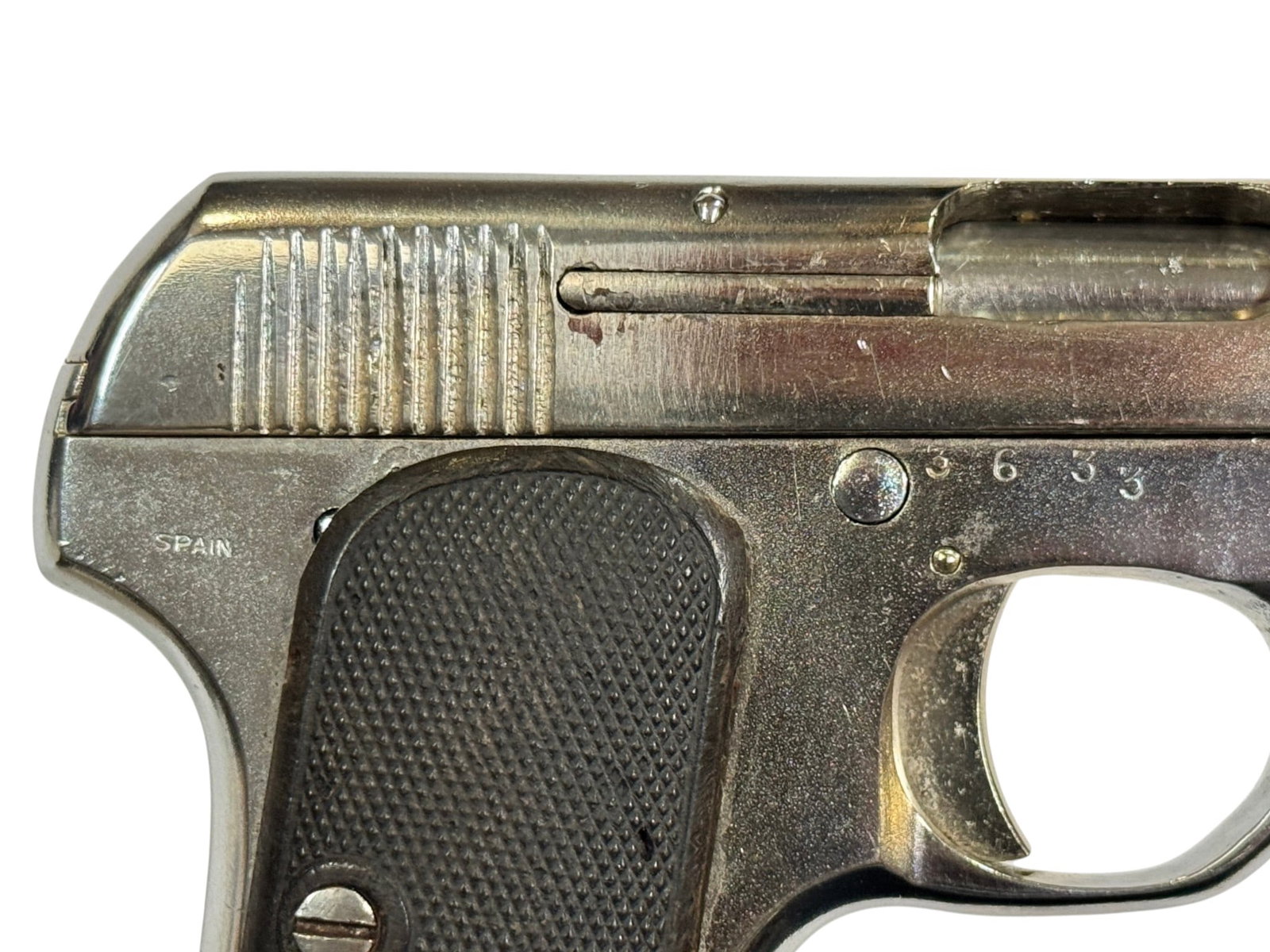 Spanish Stosel Model 1910 Semi-Automatic 6.35 MM Pocket Pistol - 3
