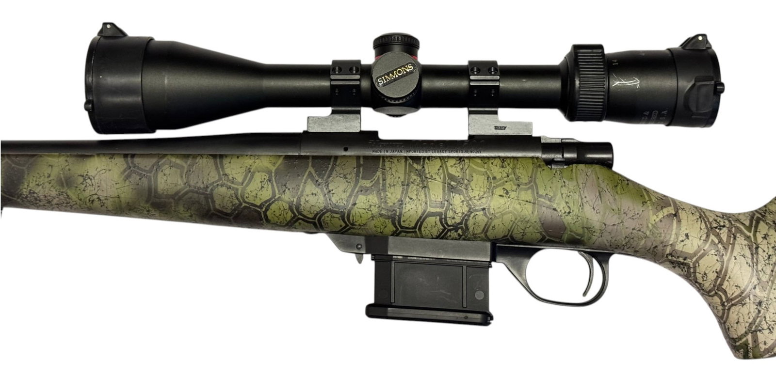 Excellent Howa Model 1500 7.62x39 Bolt Action Magazine Hunting Rifle with Simmons Optic - 8