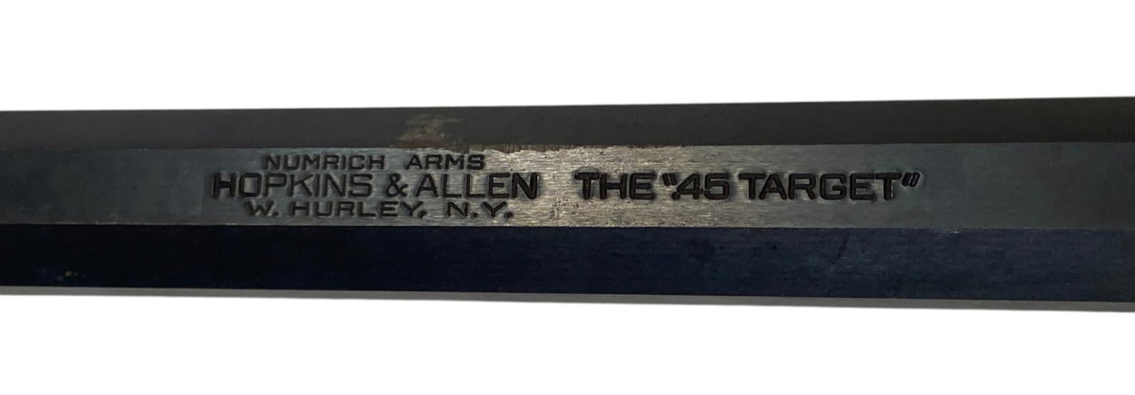 RARE Numrich Arms Hopkins & Allen "The .45 CAL Target" Under Hammer Percussion Rifle - 4